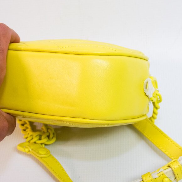 Tory Burch Kira Chevron Camera Bag - Neon Yellow - Picture 5 of 8